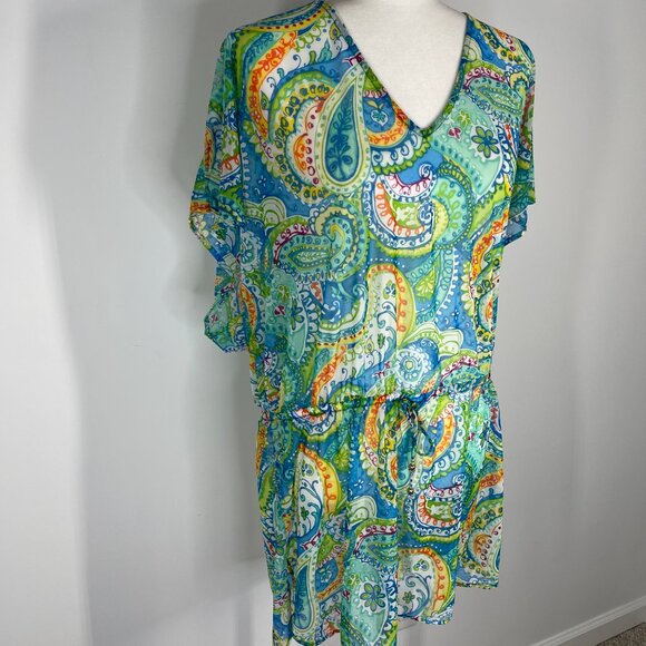 Lauren Ralph Lauren Swim Suit Coverup size Large - Picture 2 of 4